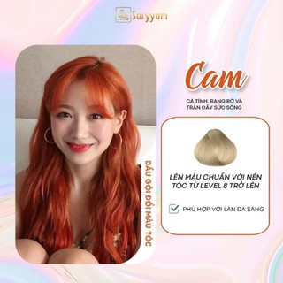 Sinhair - Dầu gội đổi màu tóc - Mầu Cam, Gội là đổi màu SinHair Việt Nam Official Store