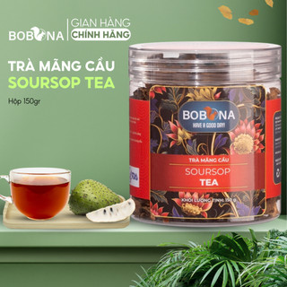 Trà mãng cầu bobona sấy khô, hỗ trợ giấc ngủ cải thiện tinh thần, an toán sức khỏe - trà tết - hũ 150gr