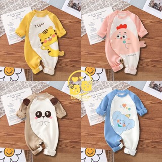 [Vải cao cấp] Body Dài Tay cho Bé  mẫu quần áo trẻ em sơ sinh hình Thú chất Thun Lạnh Mềm Mịn từ 3-12kg