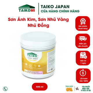 Sơn nhũ đồng, nhũ vàng ánh kim cao cấp,trang trí ngoại thất hệ nước an toàn bền màu / taiko gold paint