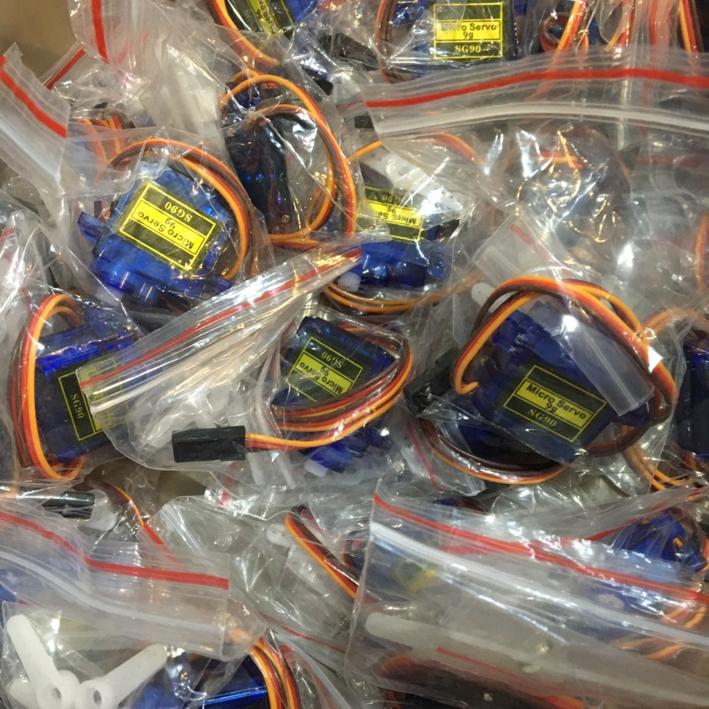 Servo 9G Xanh Huyền Thoại Tower Pro SG90 Giá Rẻ Góc Quay 180 Độ  MG90s áp dụng cho máy bay, ô tô, tàu, flycam RC