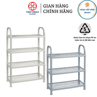 kệ giày dép cao cấp nhựa việt nhật nhiều tầng, kệ đa năng để giày dép