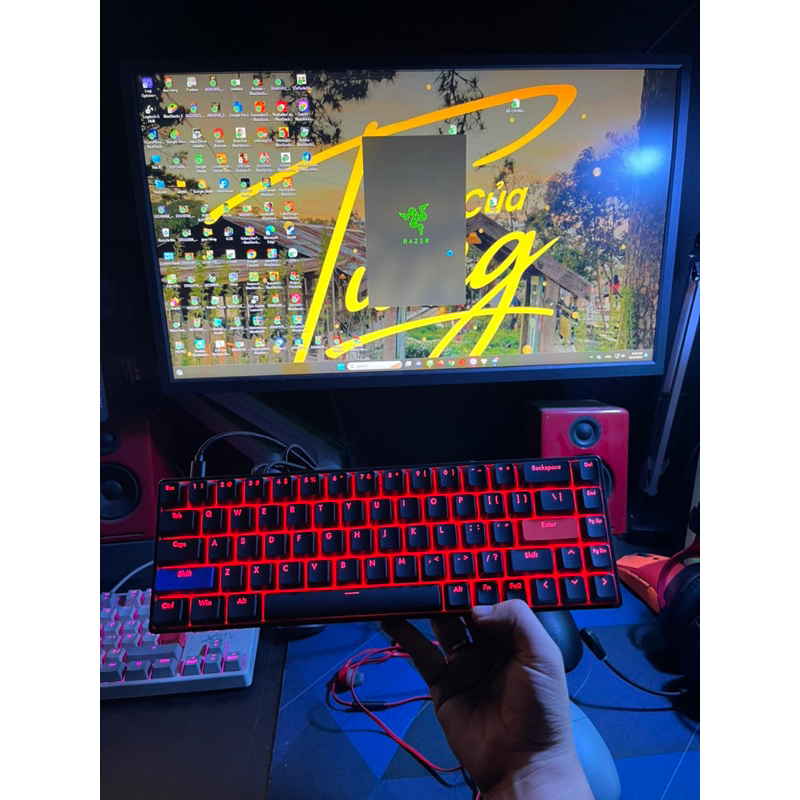 Bàn phím từ HE Drunkdeer G65, A75 switch nam châm từ tính Rapid Triger 60He chính hãng