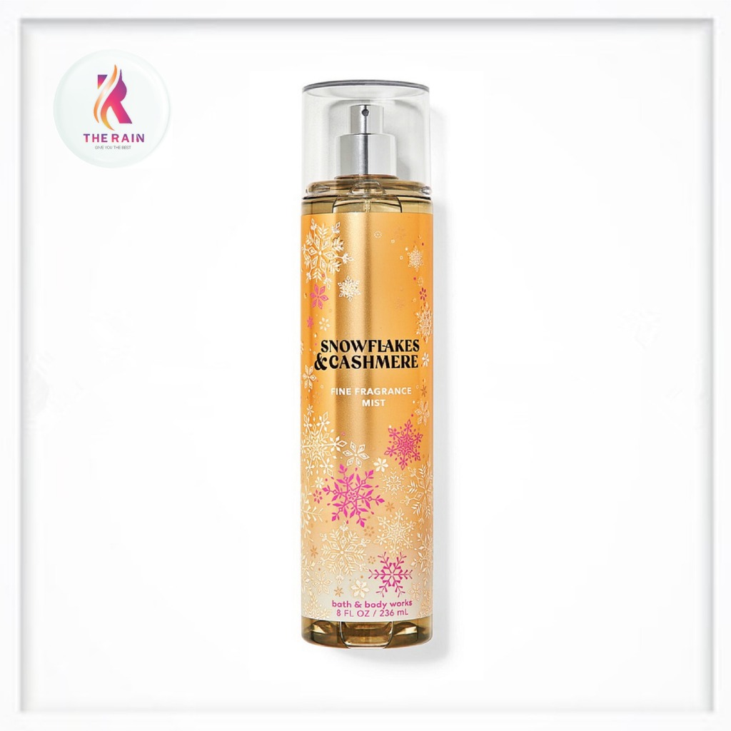 Xịt thơm toàn thân Bath & Body Works Snowflake Cashmere 236ml