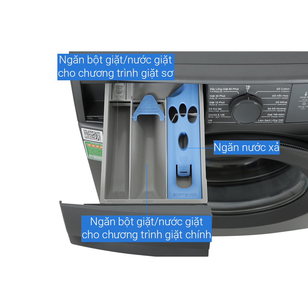 Máy giặt Electrolux cửa ngang 10kg EWF1024M3SB