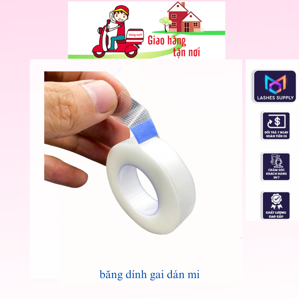 Băng dính Gai Nhật LASHES SUPPLY hỗ trợ dán mi dưới, nâng mí trên trước khi nối, dán cố định trục silicon khi uốn mi