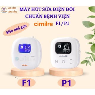 ❤️Máy hút sữa điện đôi siêu nhỏ Cimilre F1, Cimilre P1, có pin sạc, hút kiệt, không đau đầu ti, tiện di chuyển