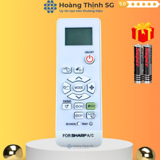 Điều khiển điều hòa sharp mã 03, remote máy lạnh sharp - tặng kèm pin - hoàng thịnh sg