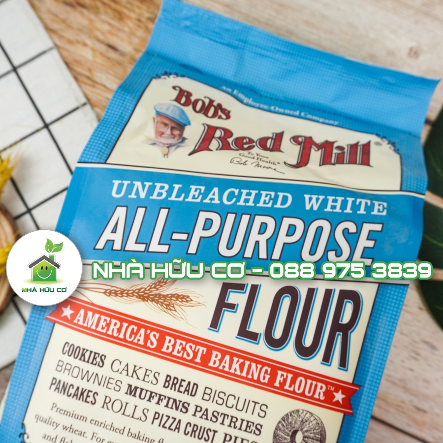 Bột mì đa dụng  Bob's Red Mill 2.27kg/1kg/500g - Date: 6/2025 - Shanti