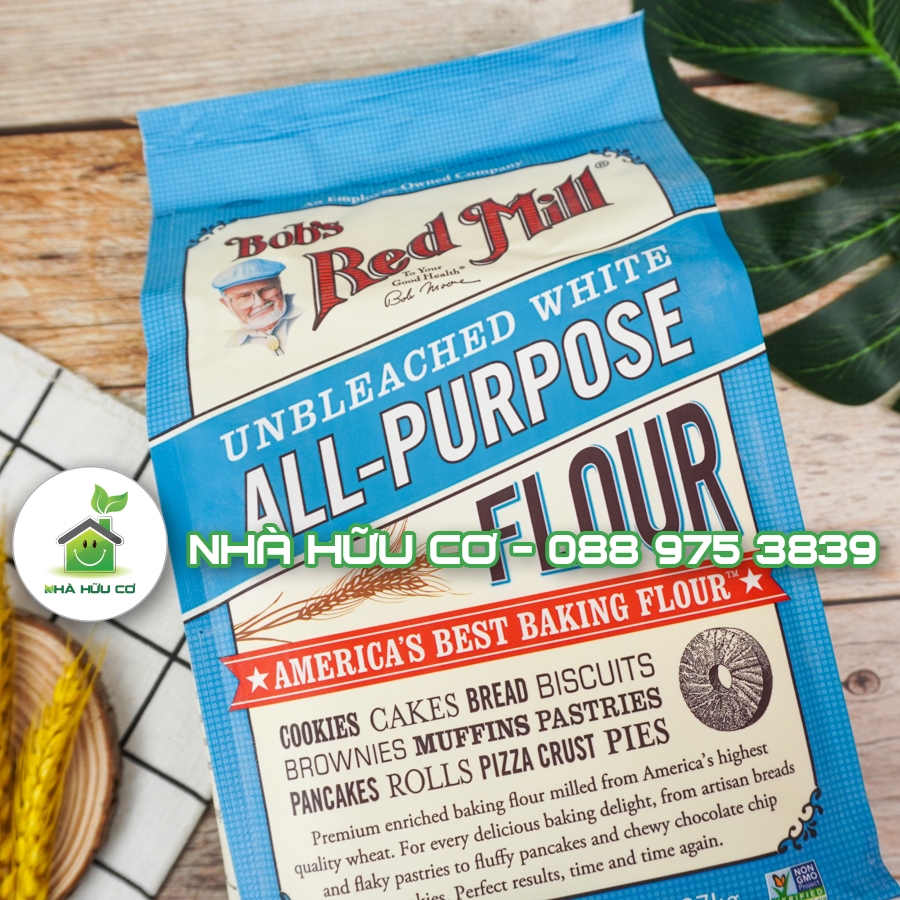 Bột mì đa dụng  Bob's Red Mill 2.27kg/1kg/500g - Date: 6/2025 - Shanti