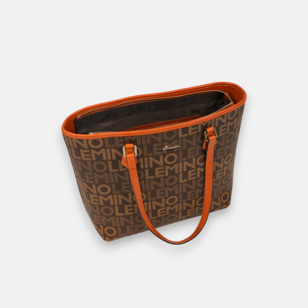 Túi Xách Nữ Lemino Monogram Canvas Tote LE25067