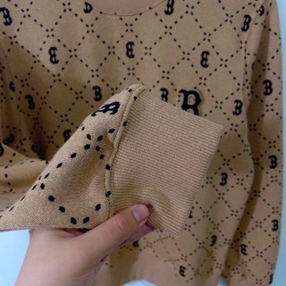 [Chính Hãng] Áo Sweater M - l - b Dia Monogram Boston "Brown" - Code: 3AMTM0134