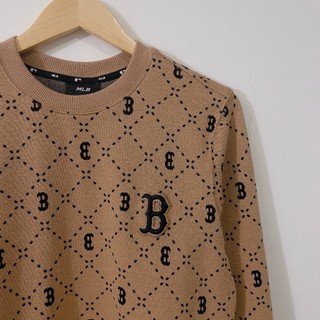 [Chính Hãng] Áo Sweater M - l - b Dia Monogram Boston "Brown" - Code: 3AMTM0134