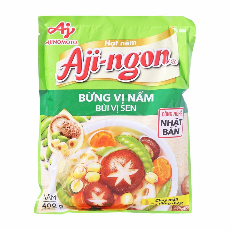Hạt nêm chay Nấm hương Aji-ngon bịch 400g