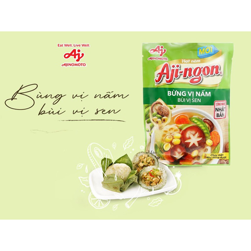 Hạt nêm chay Nấm hương Aji-ngon bịch 400g