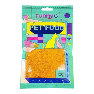 Ruốc - chà bông gà funny u cho chó mèo túi 100gr