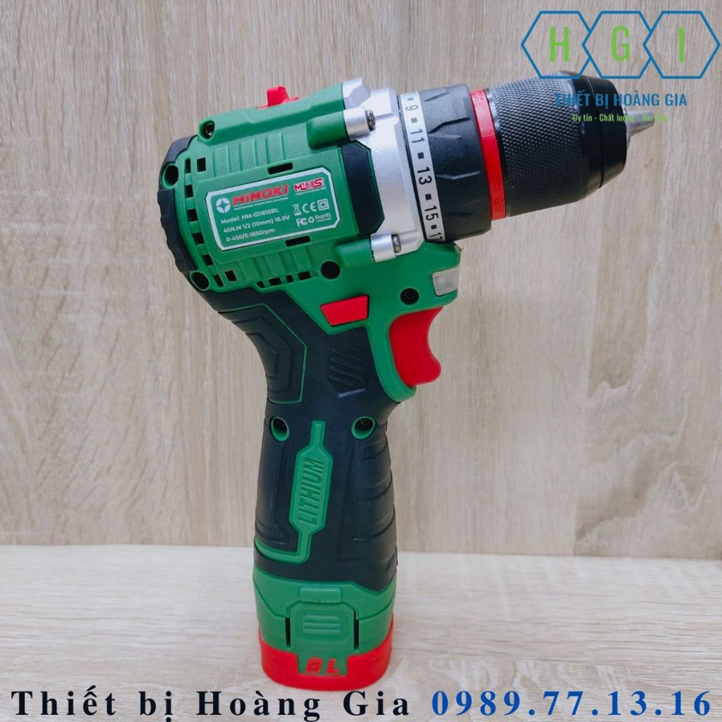 Máy khoan pin HIMOKI HM-ID1610BL chính hãng