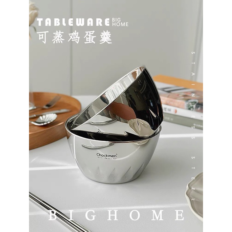 Bát inox hoa sen 2 lớp chockmen