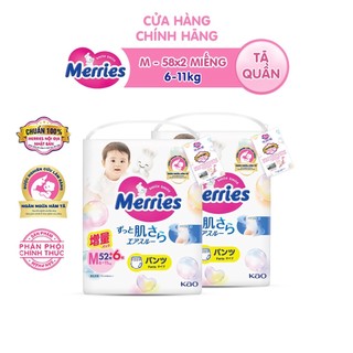 Tã Quần Merries Cộng Miếng