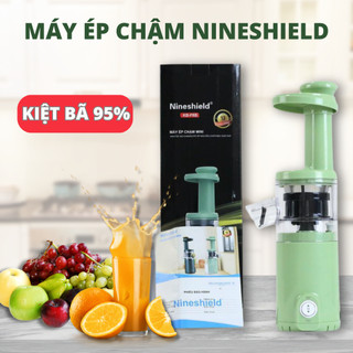 Máy ép chậm nineshield chính hãng, máy ép rau củ quả mini đa năng tiện dụng cho gia đình x488