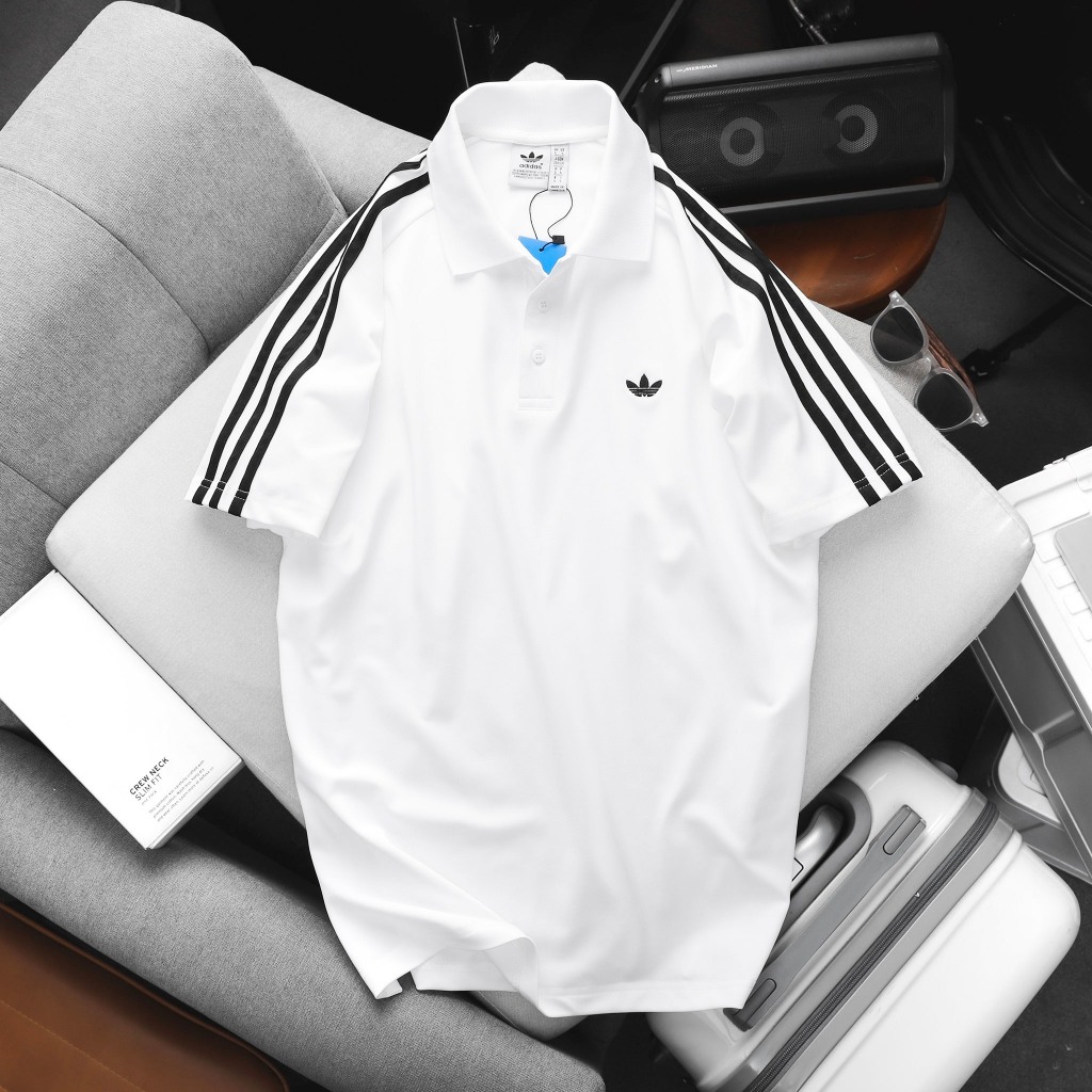 Áo Polo Nam AD viền tay áo nổi bật trẻ trung, năng động form slim hàng VN xuất khẩu chuẩn đẹp