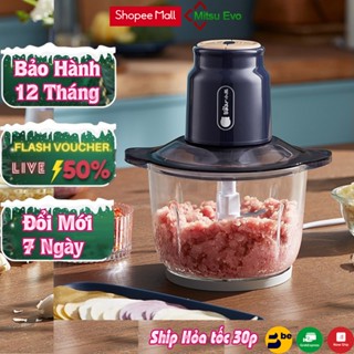 Máy Xay Thịt Đa Năng MitsuEvo Dung tích 2L Lớn Hơn Xay Được Nhiều Hơn Lưỡi Dao Có Thể Tháo Rời