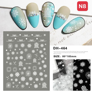 Sticker Dán Móng Mùa Noel, Mùa Tết