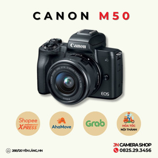 Bộ máy ảnh canon eos m50 kèm ống kính canon m 15-45mm