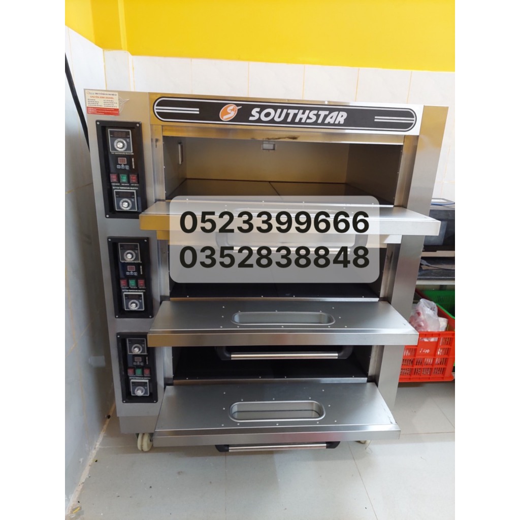 Lò nướng bánh 3 tầng 6 khay Southstar