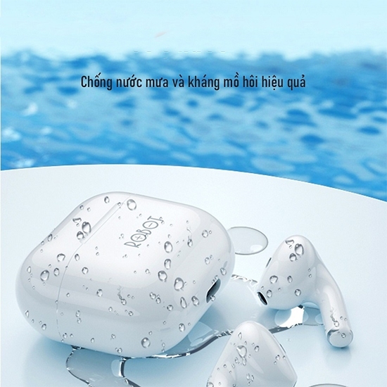 Tai nghe Bluetooth ROBOT Airbuds T50S  - Hàng Chính Hãng