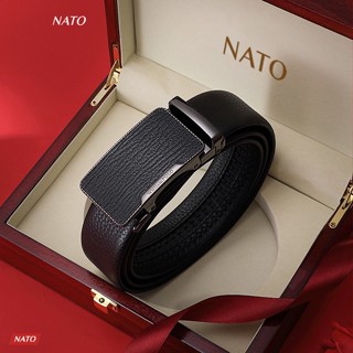Thắt Lưng Nam WILLIAM Khóa Tự Động Da Bò Cao Cấp Đẹp Sang Công Sở Đi Làm Học Dây Nịt Khóa Tăng NATO