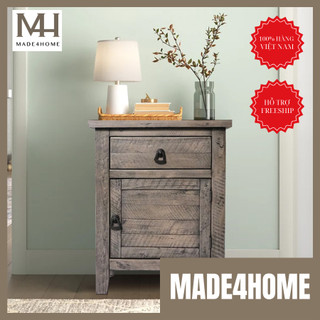 Tủ đầu giường gỗ decor phong cách cổ điển - Made4Home