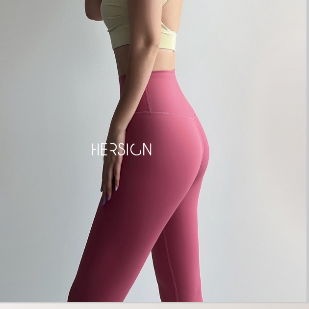 Quần tập yoga nữ thun trơn lì cao cấp quần legging tập gym nữ HERSIGN-LEGGING20