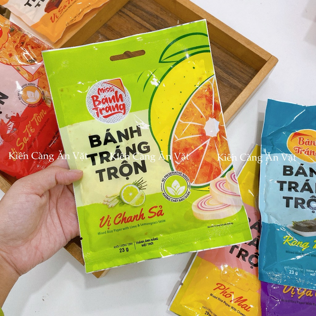 BÁNH TRÁNG TRỘN MISS VỊ PHÔ MAI, RONG BIỂN, GÀ QUAY, BÒ, TÔM, CHANH SẢ
