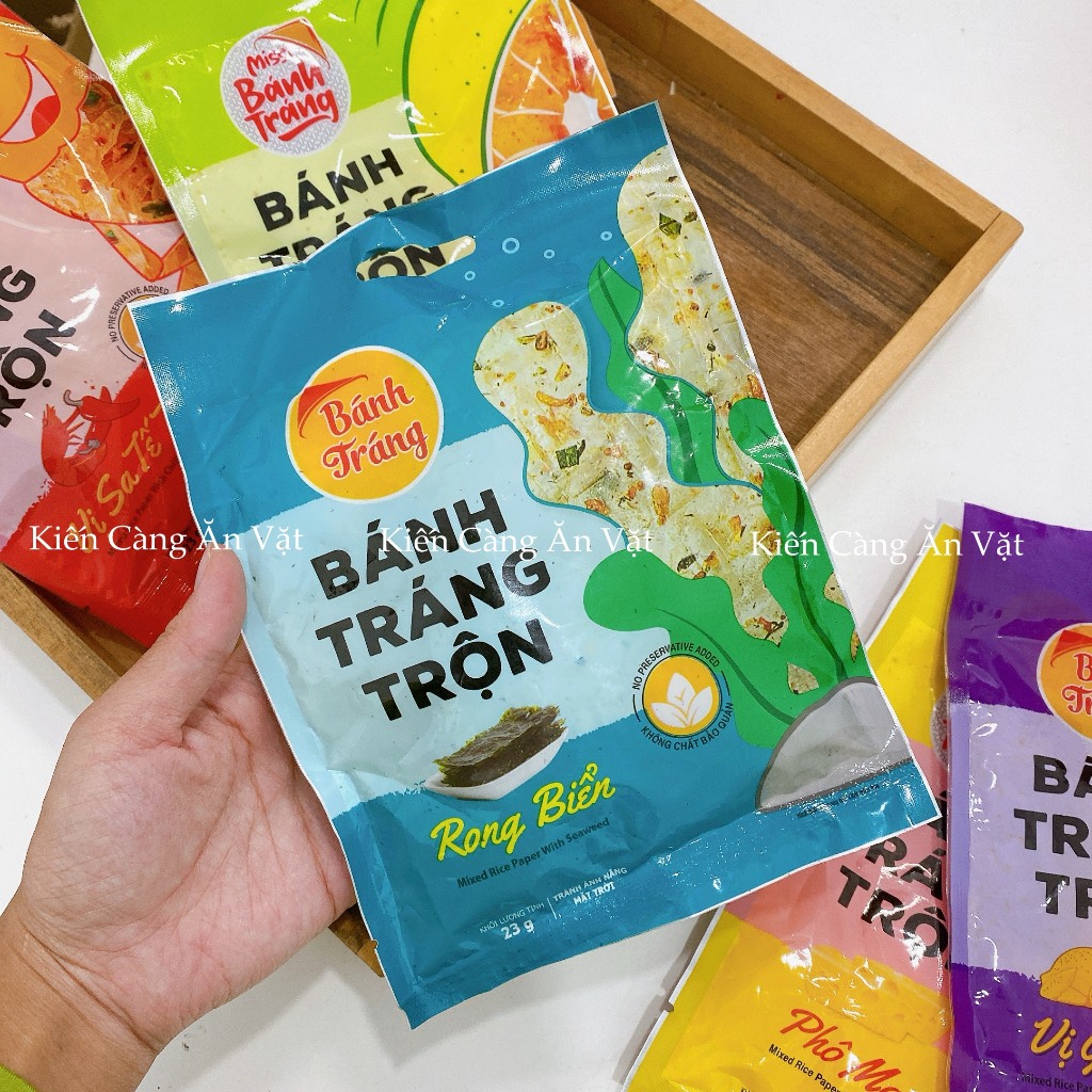 BÁNH TRÁNG TRỘN MISS VỊ PHÔ MAI, RONG BIỂN, GÀ QUAY, BÒ, TÔM, CHANH SẢ