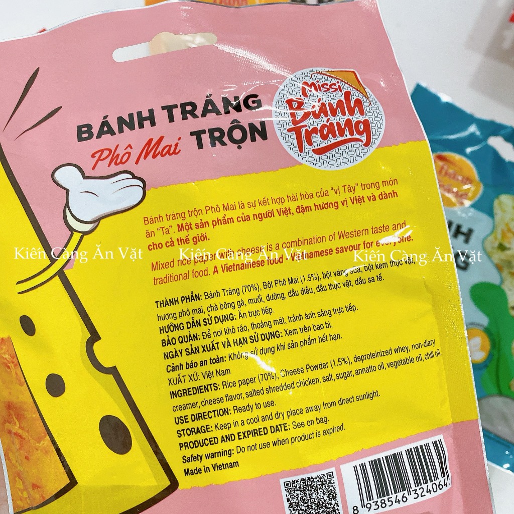 BÁNH TRÁNG TRỘN MISS VỊ PHÔ MAI, RONG BIỂN, GÀ QUAY, BÒ, TÔM, CHANH SẢ