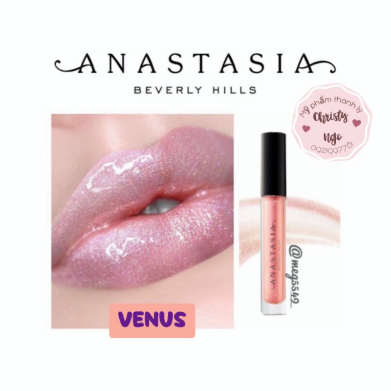 SON BÓNG NHŨ ANASTASIA LIP GLOSS • VENUS CỰC XYNH FULLSIZE