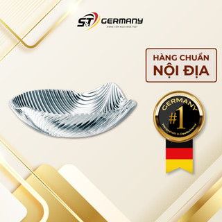 Đĩa pha lê Nachtmann Mambo Nội Địa Đức 25cm, 30cm hình lá, Khay đĩa trang trí nhà cửa cao cấp GermanySnT HCM