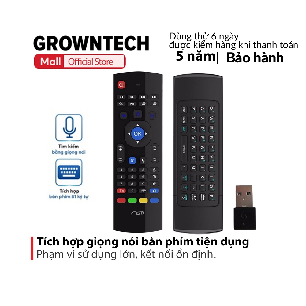 Bàn phím chuột bay KM800 có giọng nói voice phím không dây MX3 |AIR MOUSE KM800