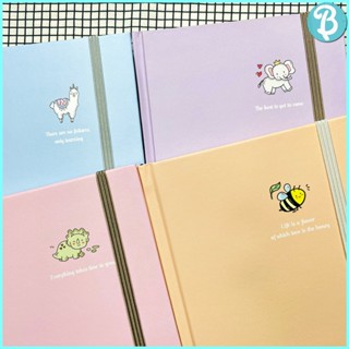 Sổ tay A5 trơn không dòng kẻ may dán gáy Blueange màu Pastel 144 trang, giấy 100gsm - KEM-KN0x