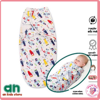 Ủ kén sơ sinh 100% cotton Swaddle Me Summer cho bé