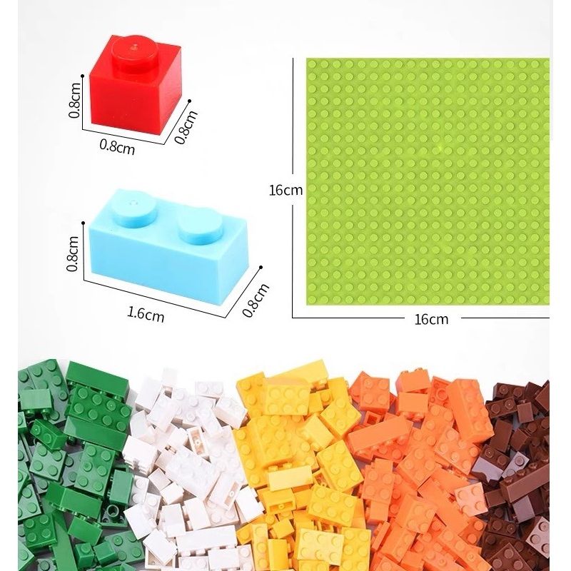 Bộ đồ chơi xếp hình mô hình cầu trượt thả bi 170 chi tiết cho bé luyện lắp ráp ghi nhớ tuy duy logic