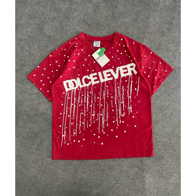 Áo thun from rộng phun sơn