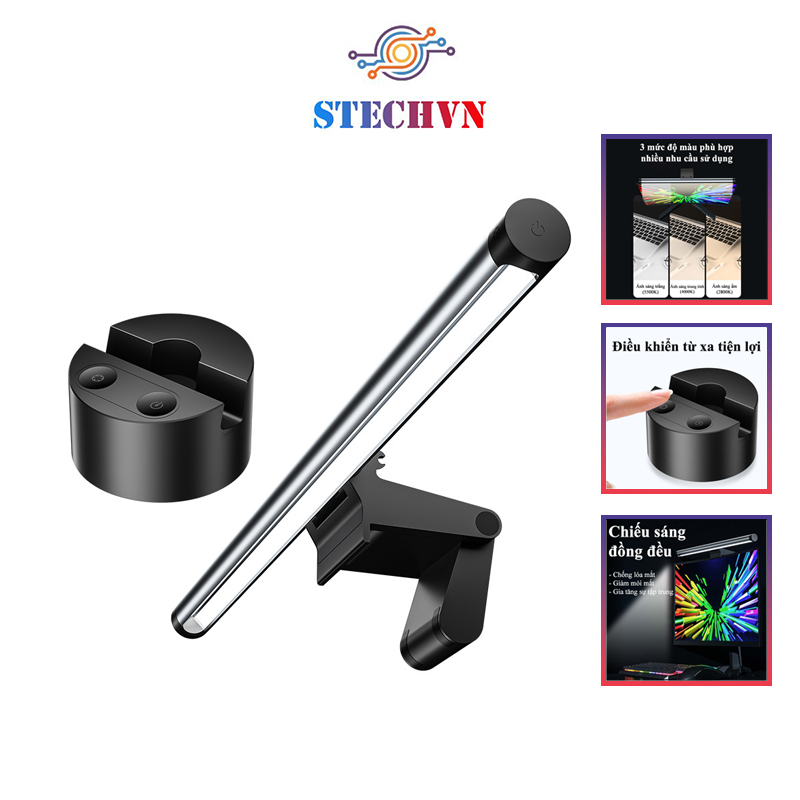 Đèn Màn Hình Máy Tính S10 Plus Chống Cận Điều Khiển Từ Xa Chống Ánh Sáng Xanh Bảo Vệ Mắt Đèn Treo Màn Hình Ba Chế Độ Đèn