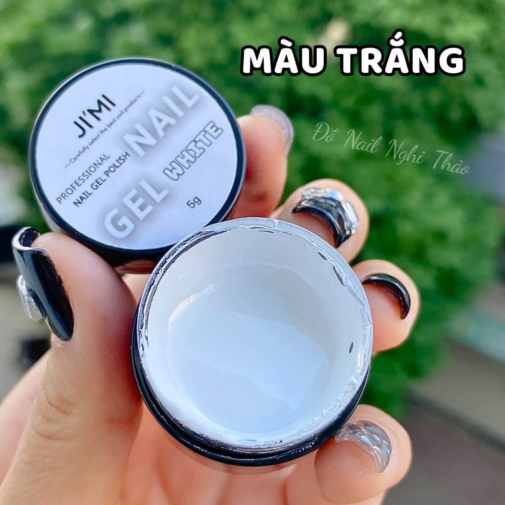 Gel vẽ trắng đen JIMI hũ 5g JELIVA