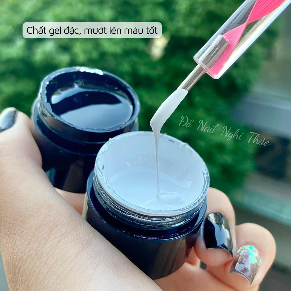 Gel vẽ trắng đen JIMI hũ 5g NGHI THẢO