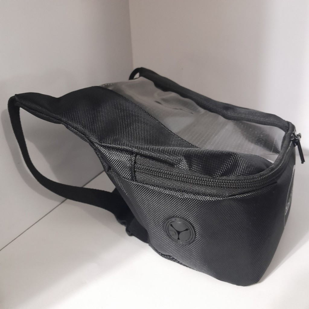 Bộ 2 món Đệm lót yên xe và Túi để điện thoại treo xe máy cho Anh Em Chạy xe công nghệ