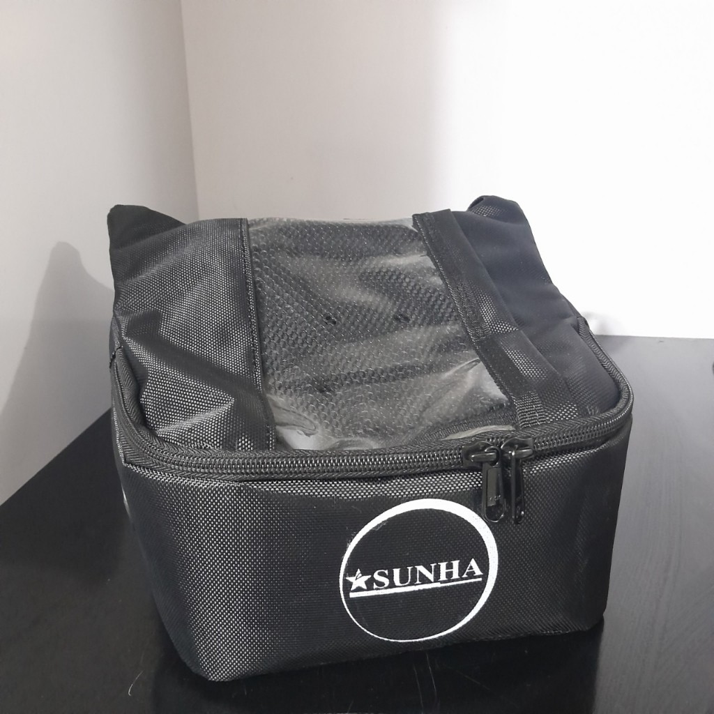 Bộ 2 món Đệm lót yên xe và Túi để điện thoại treo xe máy cho Anh Em Chạy xe công nghệ