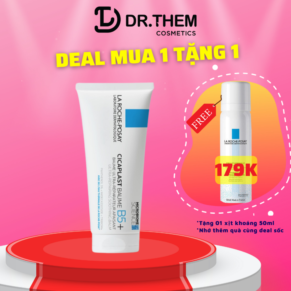 Kem Dưỡng B5 La Roche-Posay Cicaplast Baume B5+ 40ml & 100ml - Làm Dịu Kích Ứng, Phục Hồi Làn Da