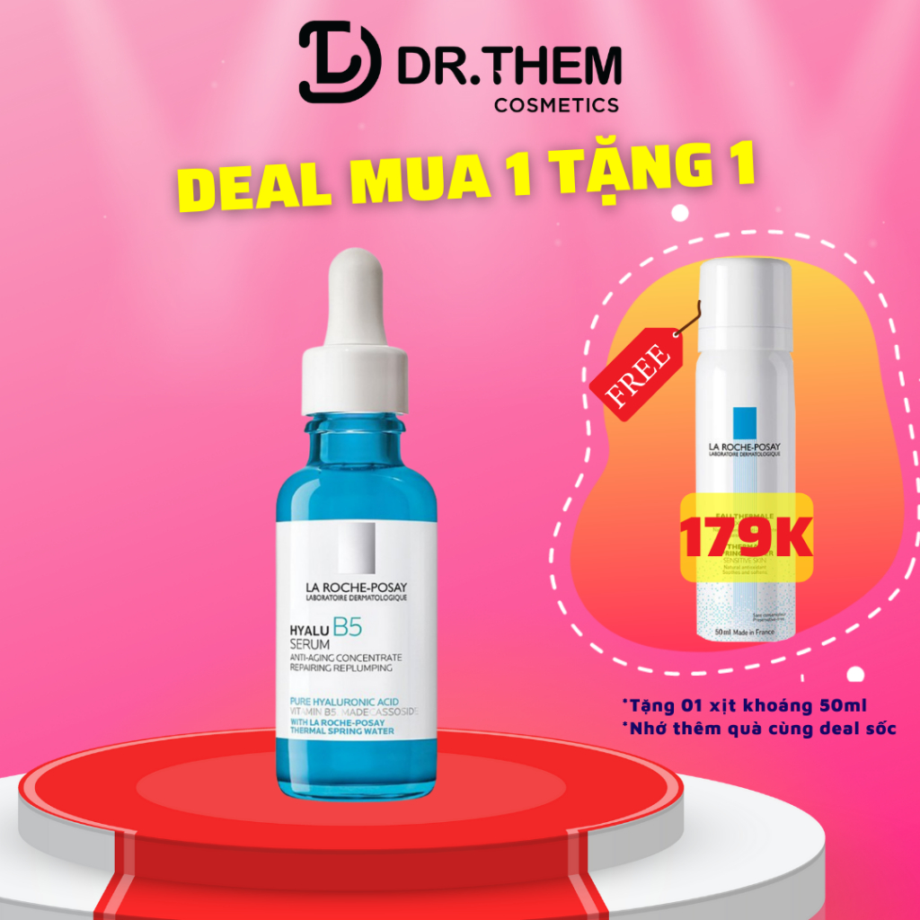 La Roche-Posay Hyalu B5 Serum 30ml - Dưỡng Chất Giúp Da Săn Chắc, Tái Tạo Và Đàn Hồi